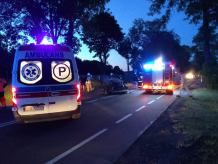Dachowanie samochodu osobowego w Łęgu-Kolonii, w gminie Czersk. "Nie zaszła konieczność transportu do szpitala"