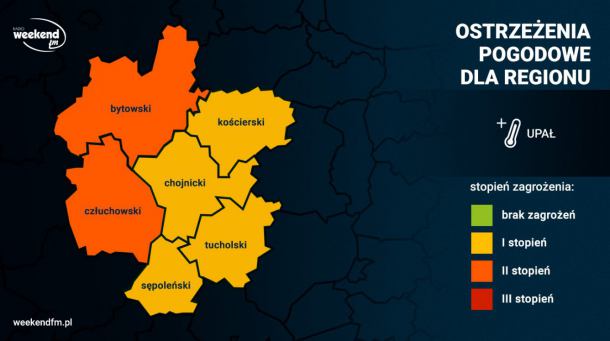 IMGW podnosi stopień ostrzeżenia przed burzami z gradem dla powiatu człuchowskiego i bytowskiego (AKTUALIZACJA)