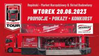Nadajemy na żywo z MILWAUKEE Tour 2023 w Kościerzynie! Czekają tu Was promocje, pokazy i konkursy