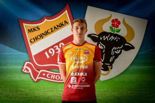 Jakub Goliński piłkarzem Chojniczanki. "Jest to bardzo perspektywiczny zawodnik"