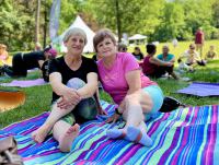 "Na takiej jodze jeszcze nie byliście". Nadajemy z Yoga Day by Małgorzata w Człuchowie (FOTO)