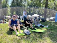 "Na takiej jodze jeszcze nie byliście". Nadajemy z Yoga Day by Małgorzata w Człuchowie (FOTO)