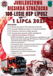 OSP w Lipuszu w powiecie kościerskim świętuje 100-lecie