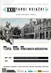 Jutro (1.07.) w Kościerzynie wielkie święto literatury. Odbędą się tu 23. Targi Książki Kaszubskiej i Pomorskiej Costerina 2023