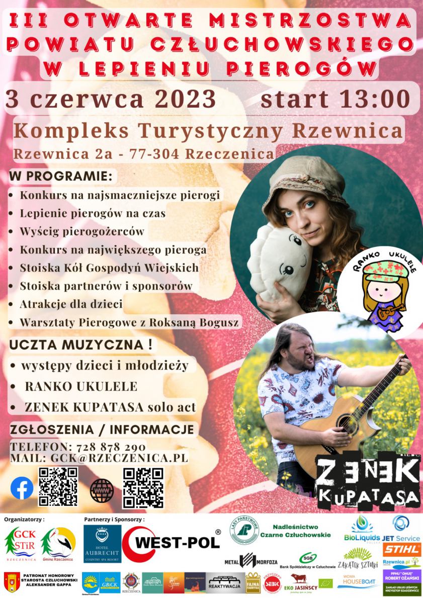 Jutro 3.06. w Rzewnicy odbędą się III Otwarte Mistrzostwa Powiatu Człuchowskiego w Lepieniu Pierogów