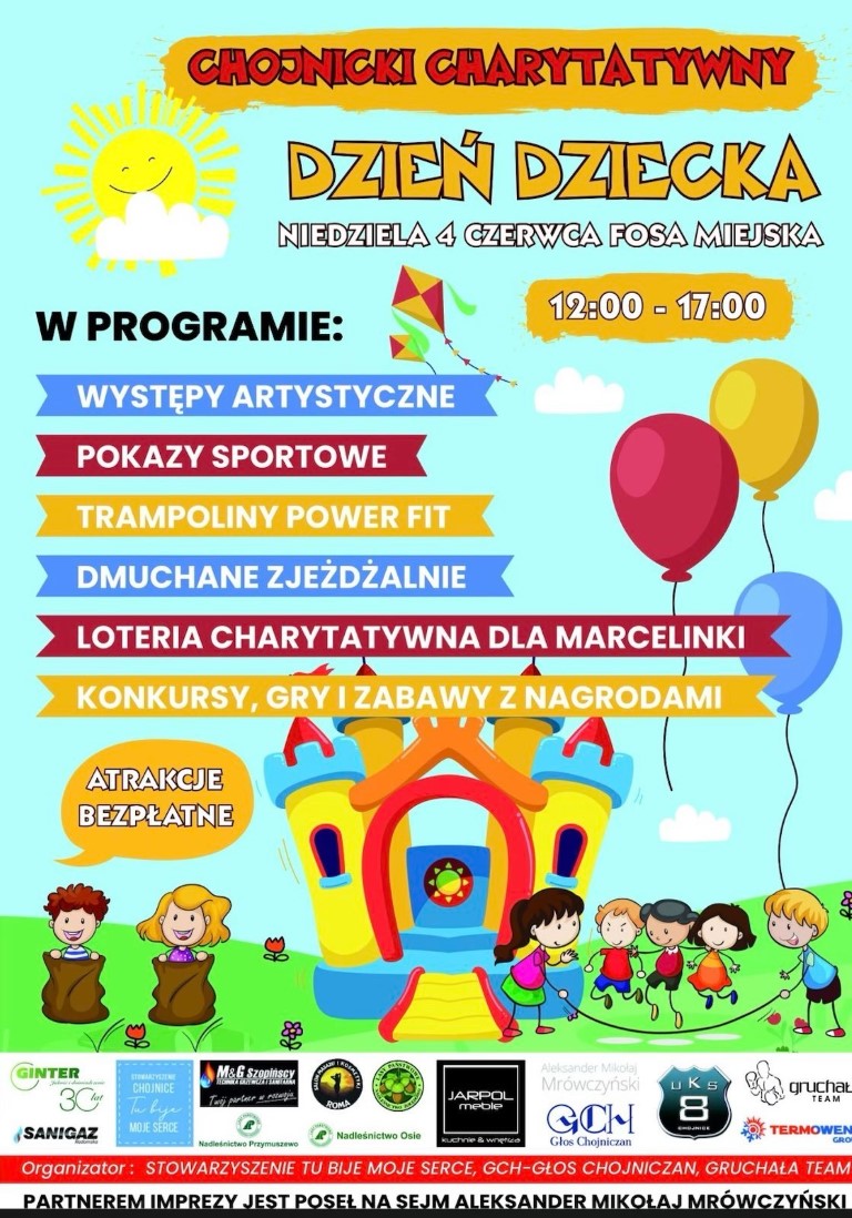 Charytatywny Dzień Dziecka w Chojnicach. Ta impreza w najbliższą niedzielę 4.06