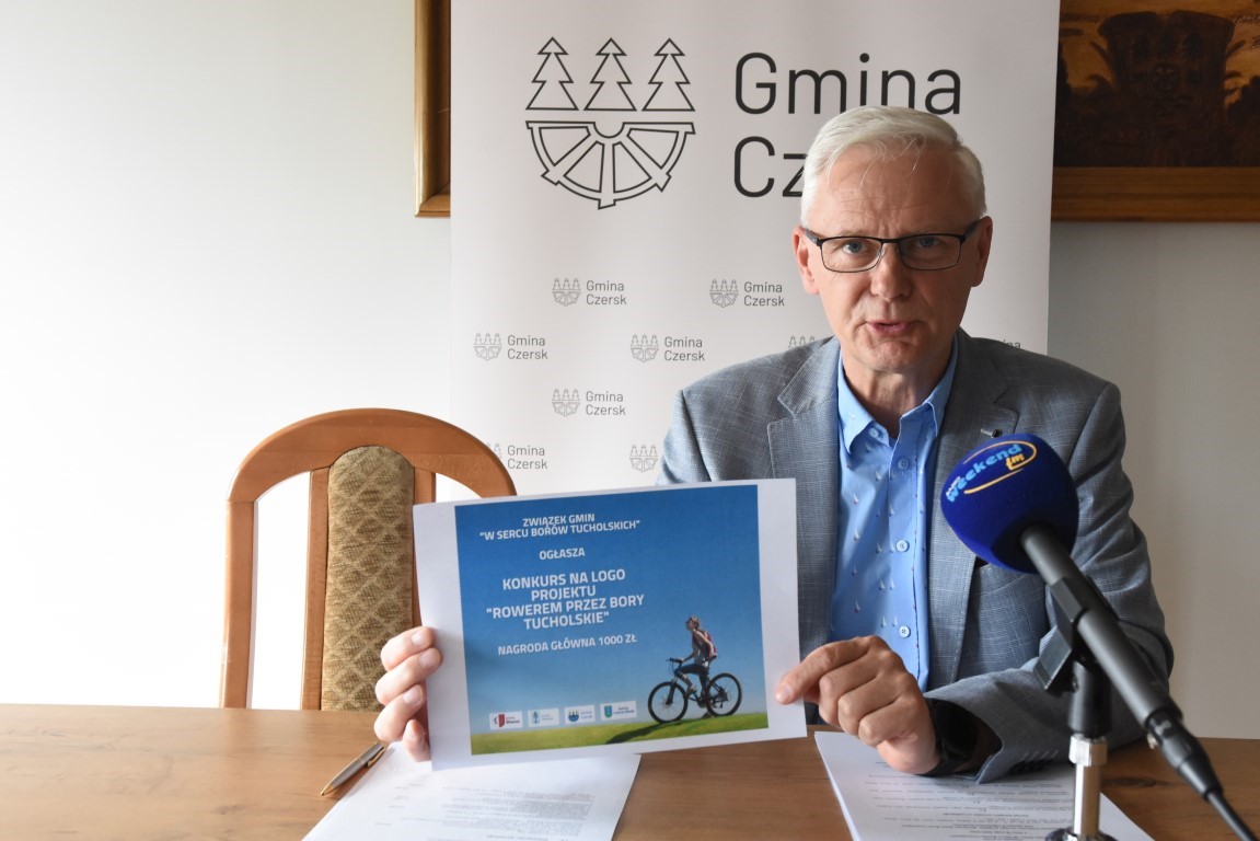 Konkurs na logo projektu Rowerem przez Bory Tucholskie. Nagroda wynosi 1000 złotych