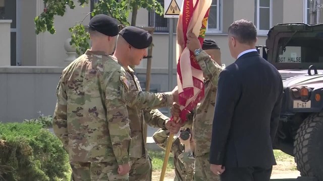 Zmiana na stanowisku dowódcy garnizonu amerykańskiej jednostki wojskowej w Poznaniu