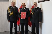 Dotychczasowy oficer prasowy chojnickiej straży pożarnej Henryk Koźlewicz został zastępcą komendanta PSP w Człuchowie
