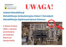 Lada dzień Zakład Rehabilitacji kościerskiego szpitala zmienia swoją lokalizację