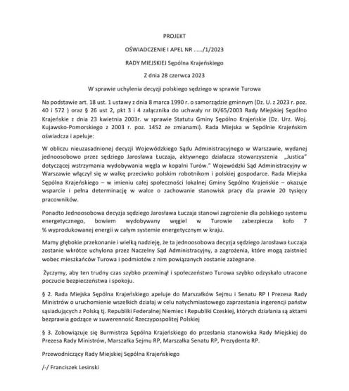Rada Miejska Sęp&oacute;lna Krajeńskiego nie zgodziła się na zmianę porządku obrad ostatniej sesji