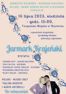 W Więcborku odbędzie się dziś (16.07) tradycyjny Jarmark Krajeński