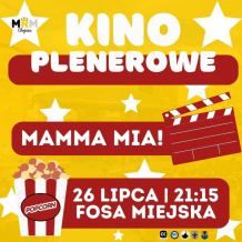 W chojnickiej fosie odbędzie się dziś (26.07.) kino plenerowe. Pod chmurką obejrzeć będzie można film "Mamma Mia!"