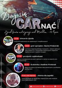 Dzisiaj (29.07) nad jeziorem Mochel w Kamieniu Krajeńskim zlot motoryzacyjny "Daj się CARnąć"
