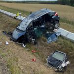 Człuch&oacute;w  | Zderzenie trzech aut na obwodnicy Brzezia w powiecie człuchowskim. Rannych jest aż 9 os&oacute;b (FOTO, AKTUALIZACJA)