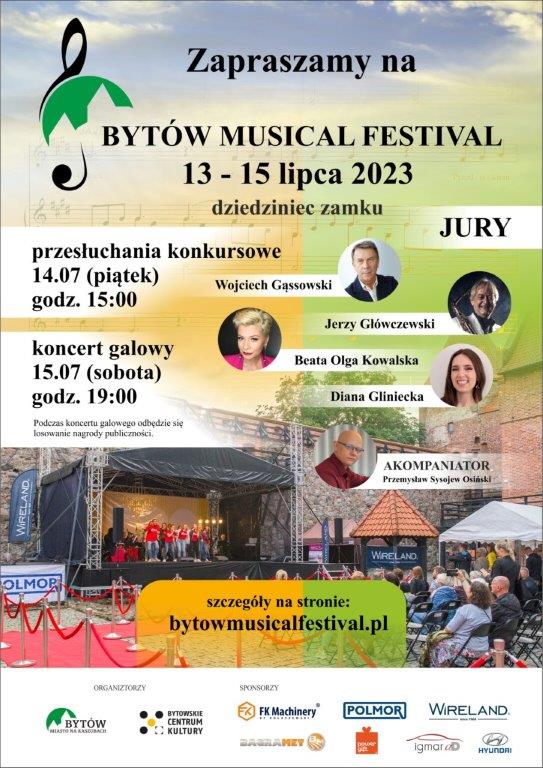 Na zamku w Bytowie rozpocznie się dziś 14.07. kolejna edycja niezwykłego festiwalu Bytów Musical Festiwal