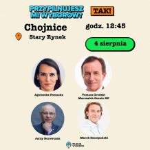 Parlamentarzyści opozycji przyjadą dziś (4.08.) do Chojnic