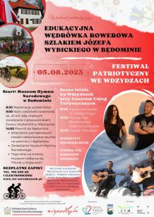 W sobotę (5.08) w powiecie kościerskim Edukacyjna Wędrówka Rowerowa Szlakiem Józefa Wybickiego
