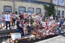 Czersk świętuje 150-lecie kolei w mieście. Piknik kolejowy dzisiaj na dworcu PKP (FOTO, ROZMOWY)