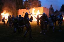 Krzyżacy znów wygrali pod Chojnicami, jak w 1454 roku. Tym razem w inscenizacji na zakończenie turnieju rycerskiego (FOTO)
