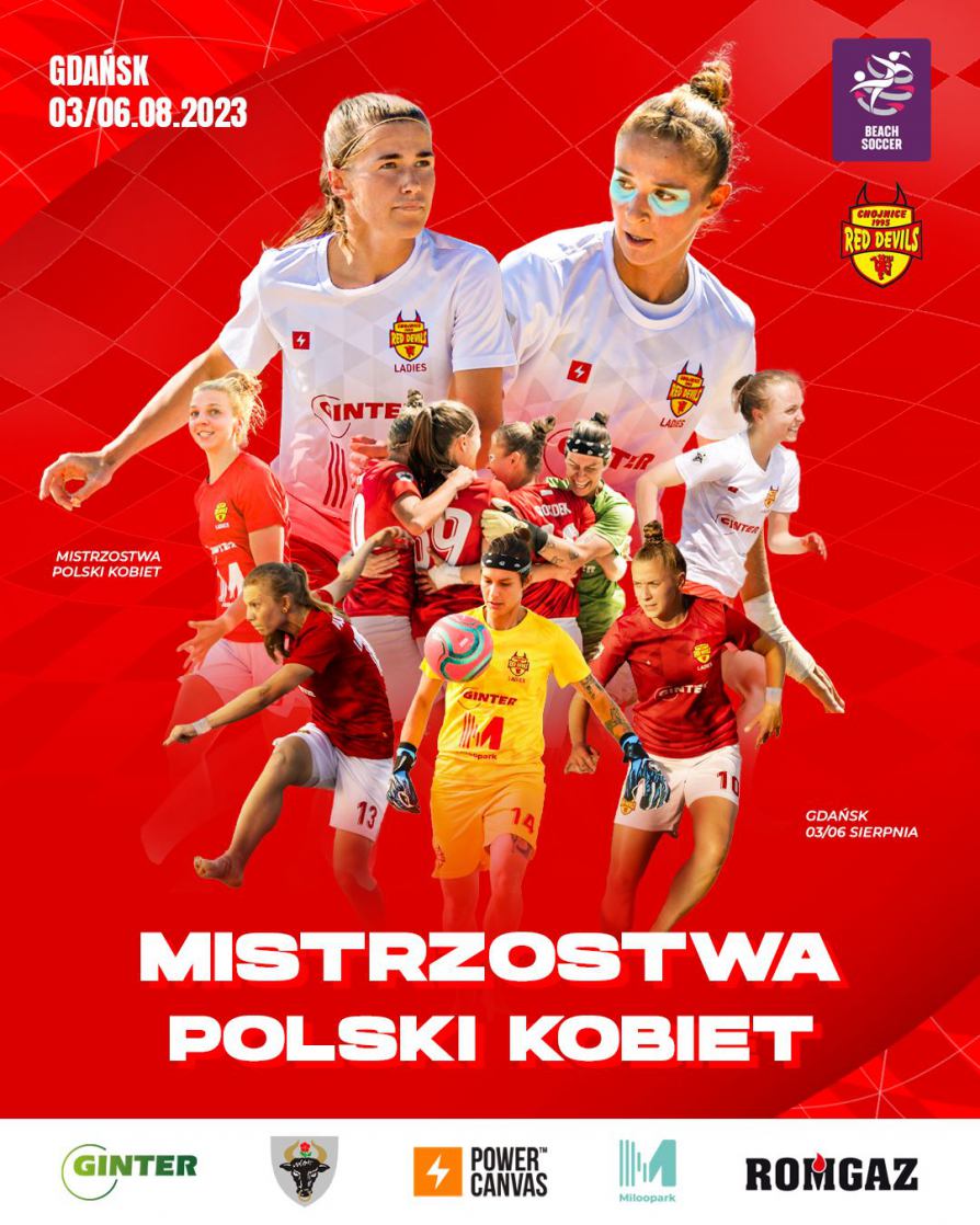 Red Devils Ladies walczą o mistrzostwo Polski w beach soccerze. Celem są złote medale