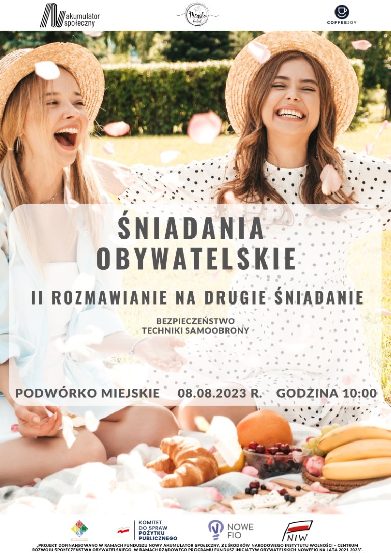 We wtorek (8.08.) druga edycja śniadania obywatelskiego w Debrznie. Tym razem będzie mowa o bezpieczeństwie