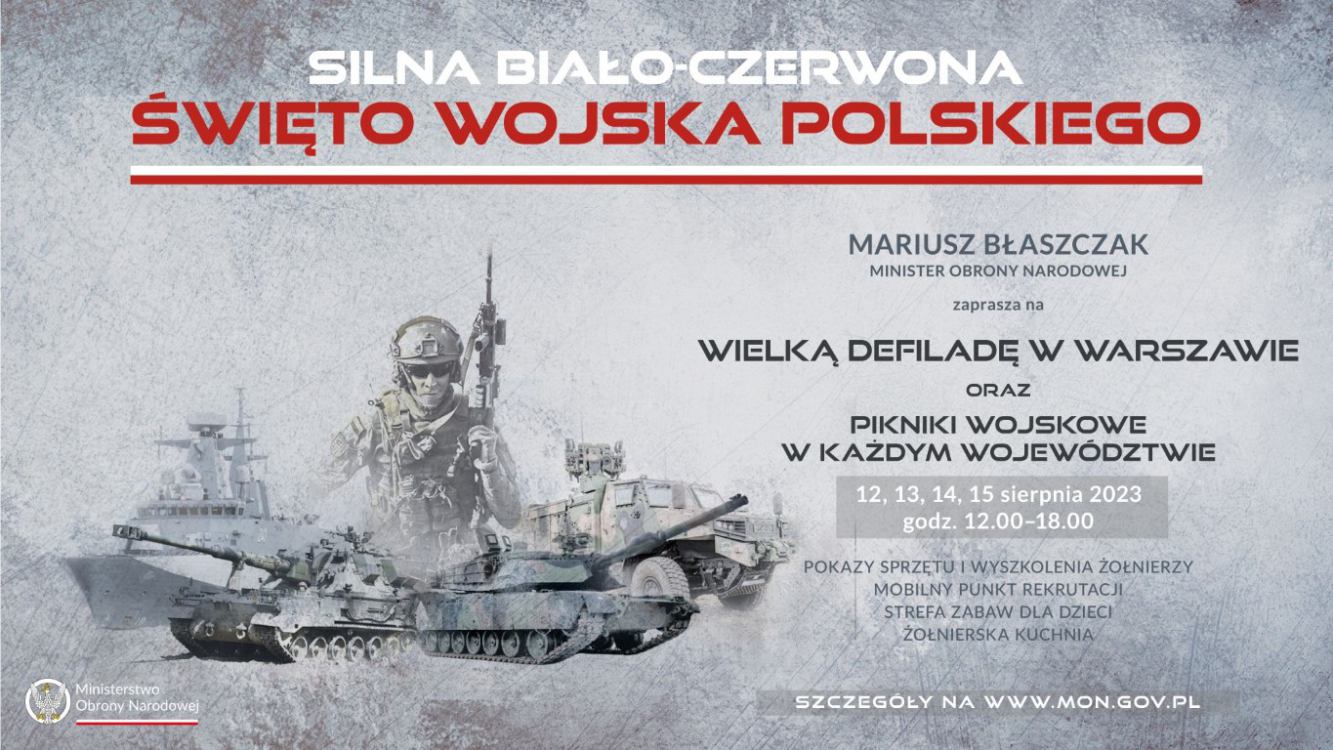 Uroczysta defilada w Warszawie i pikniki wojskowe w mniejszych miastach. Także w naszym regionie