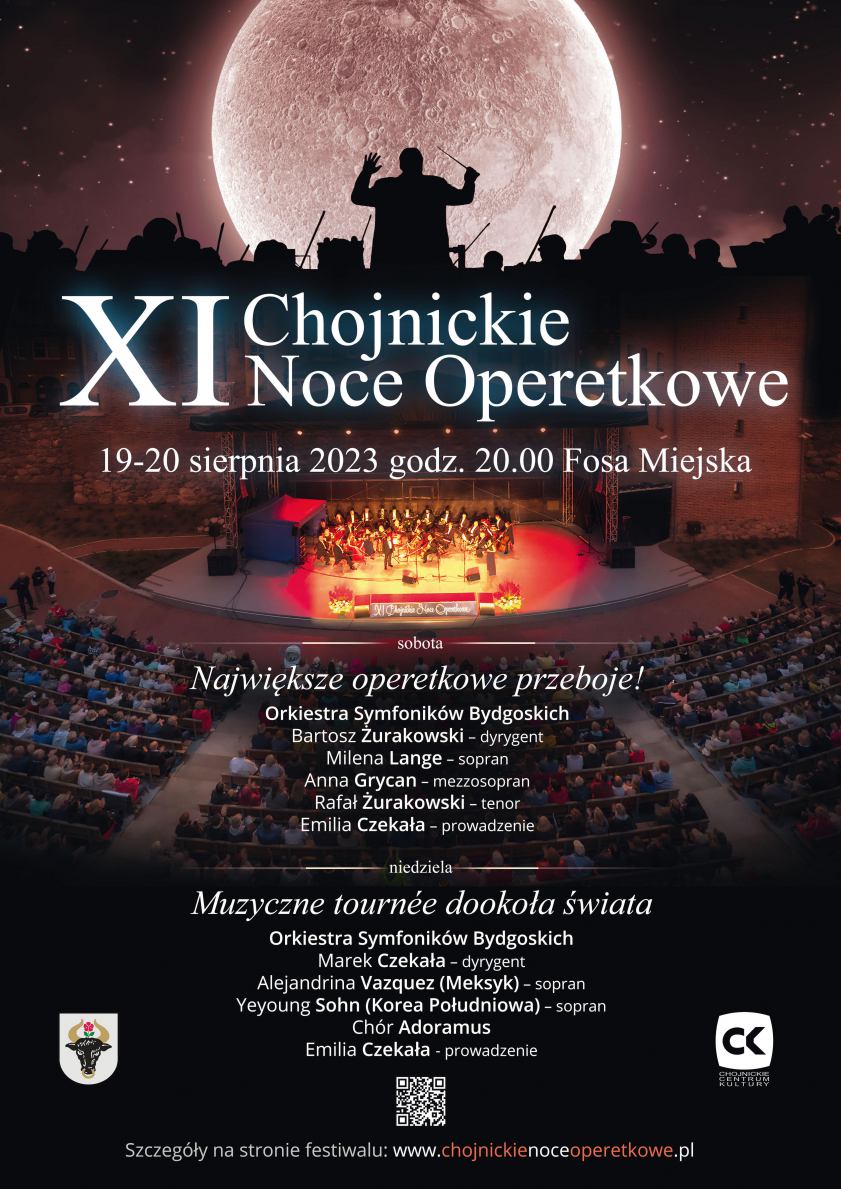 W Chojnicach zabrzmią największe przeboje operetki. W ten weekend 19-20.08 Noce Operetkowe