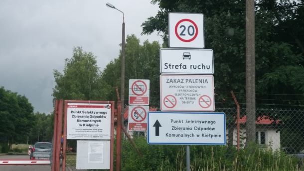 Jest umowa na projekt przebudowy Punktu Selektywnego Zbierania Odpadów Komunalnych w Kiełpinie k. Człuchowa
