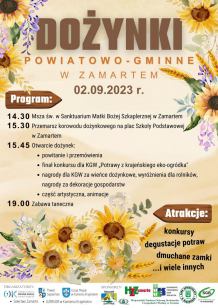 W Zamartem dziś (2.09) dożynki powiatu sępoleńskiego