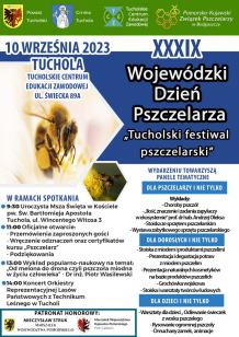 39. Wojewódzki Dzień Pszczelarza w kujawsko-pomorskim tym razem odbędzie się w Tucholi