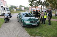 Rowerzystka potrącona przez samoch&oacute;d na przejeździe dla rower&oacute;w w Człuchowie