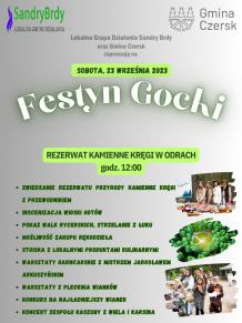 Jutro (23.09) Festyn Gocki w Odrach w gminie Czersk
