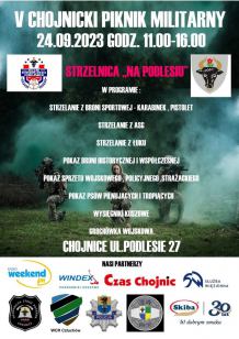 Dużo wojskowego sprzętu i charytatywna pomoc dla Moniki. Jutro (24.09) V Chojnicki Piknik Militarny