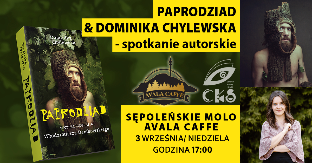Na sępoleńskim molo dziś 3.09 spotkanie autorskie z Dominiką Chylewską i Paprodziadem