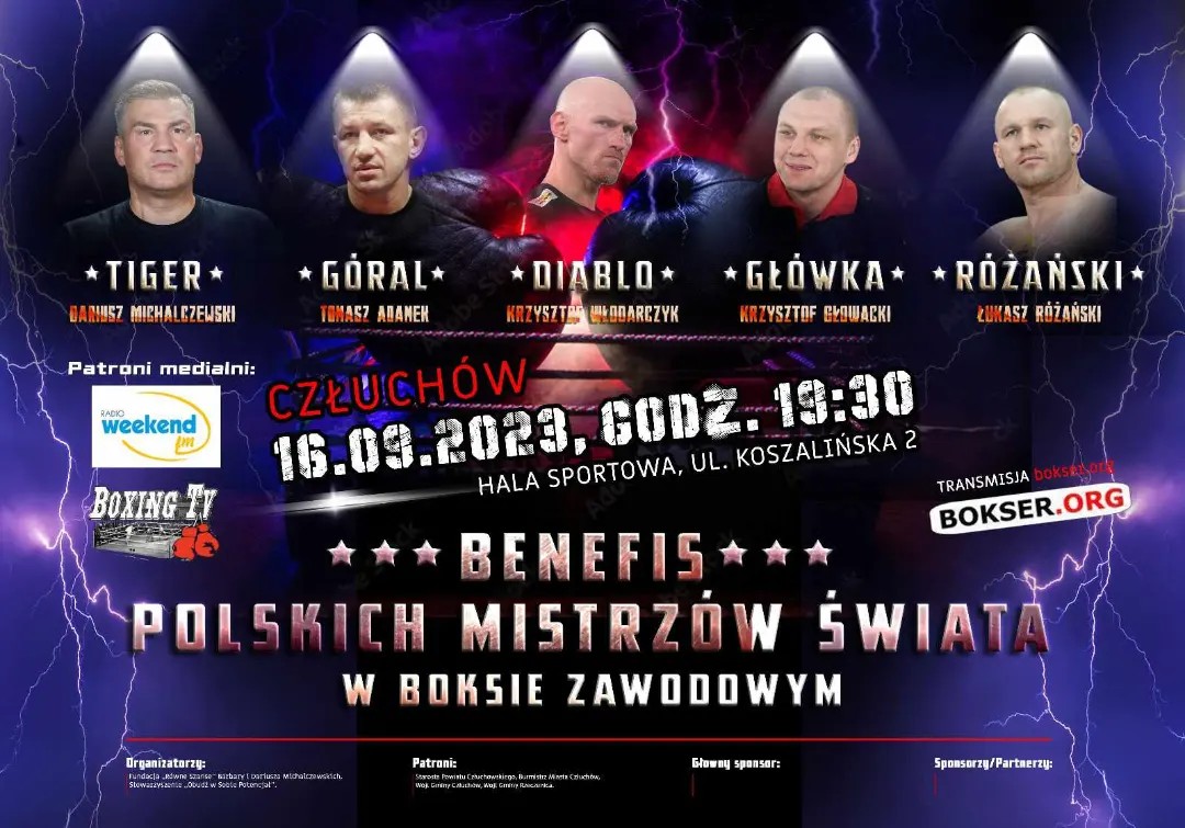 Adamek, Głowacki, Michalczewski, Różański i Włodarczyk po raz pierwszy pojawią się na jednej imprezie - i to w Człuchowie (ROZMOWA)