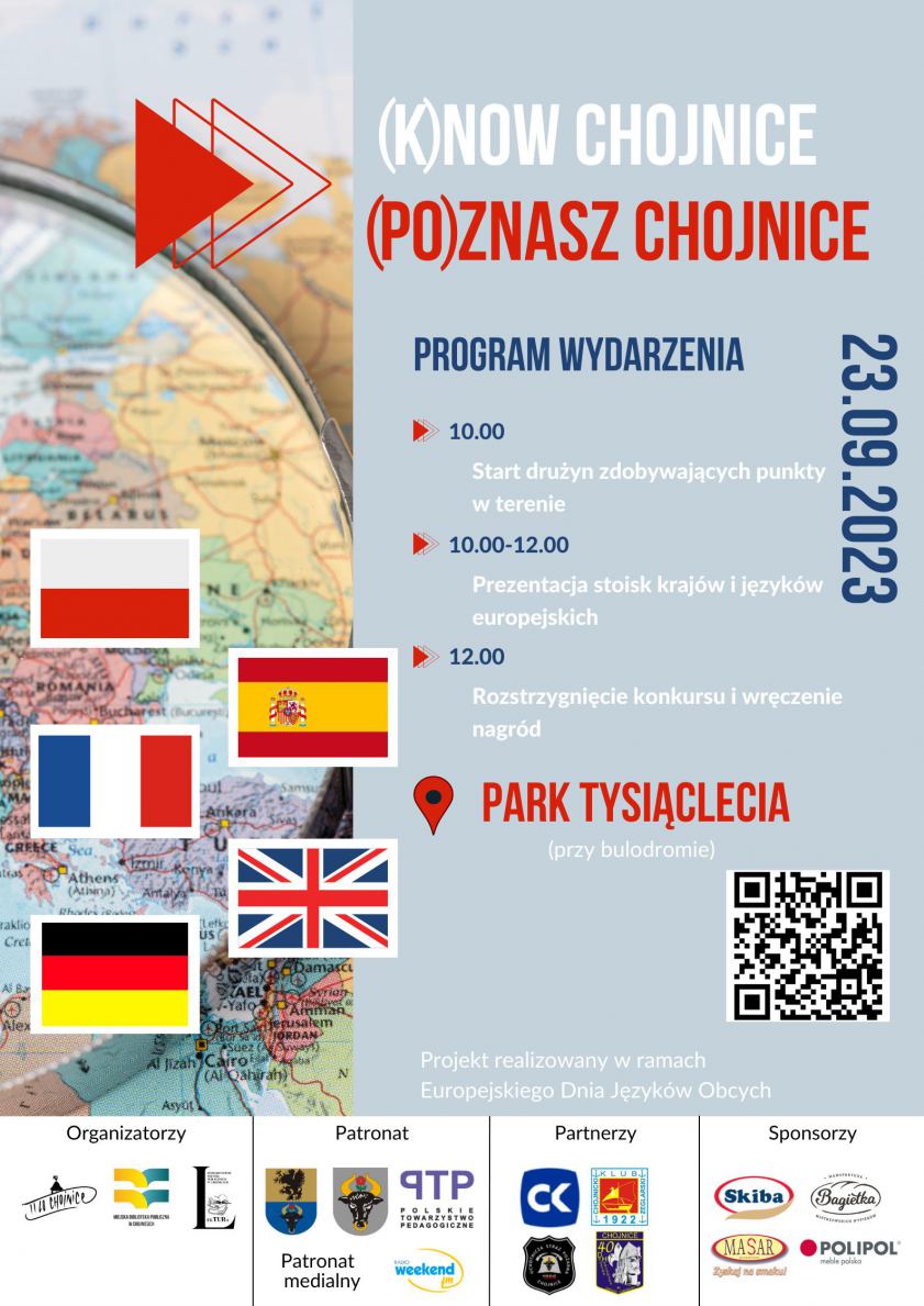 Podróże bez wiz i dewiz. W sobotę Europejski Dzień Języków Obcych w Parku 1000-lecia w Chojnicach (ROZMOWA)