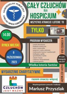 "Cały Człuchów dla hospicjum". Dobroczynna akcja odbędzie się w niedzielę (8.10.) na człuchowskim Rynku