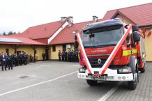 Przekazanie nowego wozu dla jednostki OSP w Łęgu w gminie Czersk(FOTO)