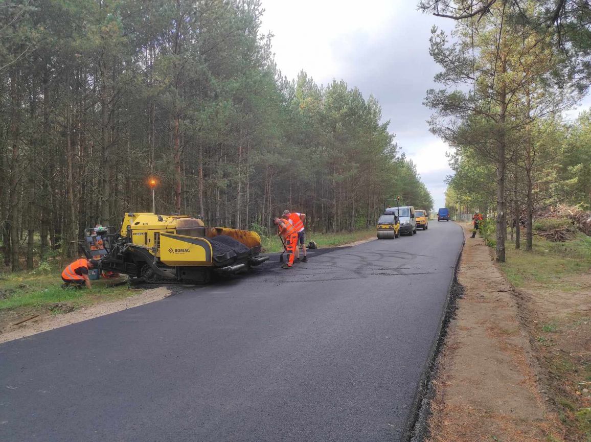 Zakończyła się budowa drogi Gotelp - Pustki. To największa tegoroczna inwestycja drogowa w gminie Czersk