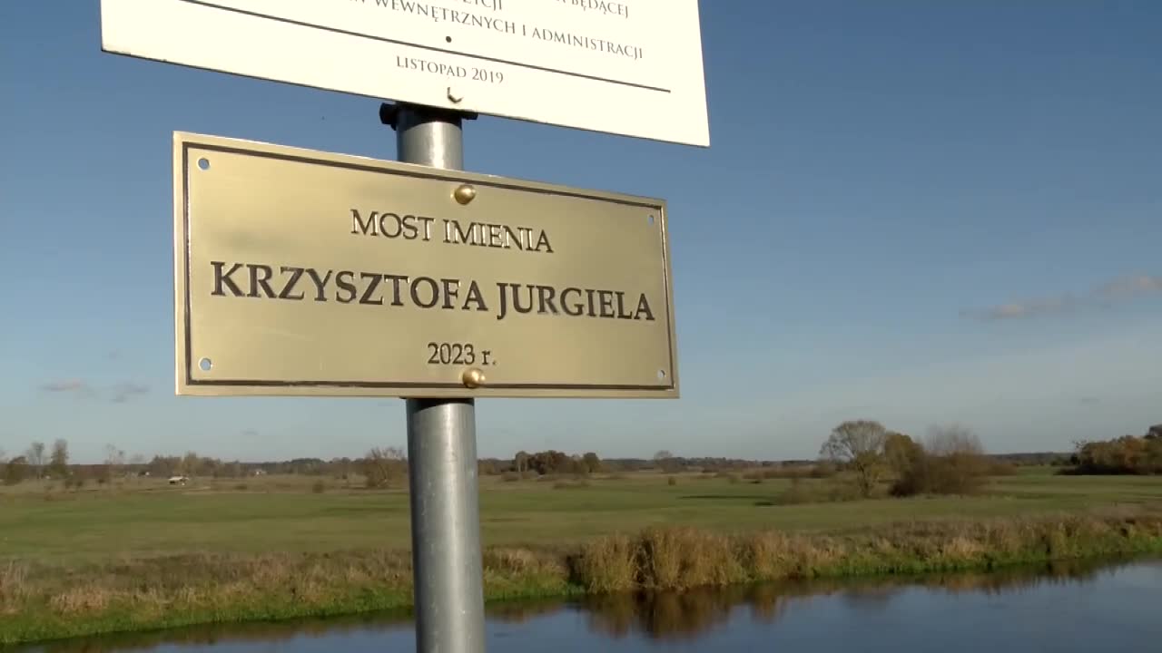 Nazwali most imieniem Krzysztofa Jurgiela z PiS. Pomógł nam, gdy był ministrem rolnictwa