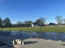 Budowa stadionu lekkoatletycznego w Kościerzynie z małym poślizgiem