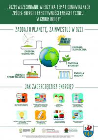 Mieszkańcy gminy Brusy wiedzą, czym są OZE i jak oszczędnie wykorzystywać energię na co dzień 