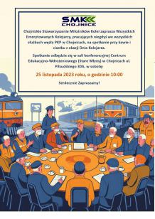 Chojnickie Stowarzyszenie Miłośników Kolei organizuje w tym roku spotkanie z okazji Dnia Kolejarza