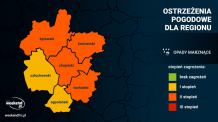 Marznące opady, silny wiatr i intensywny deszcz. IMGW wydał ostrzeżenia meteo dla naszego regionu