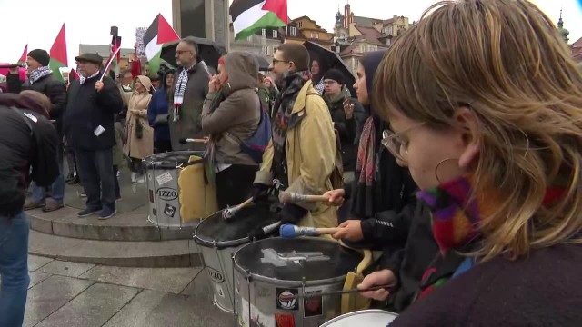 W Warszawie odbyła się demonstracja solidarności z Palestyną