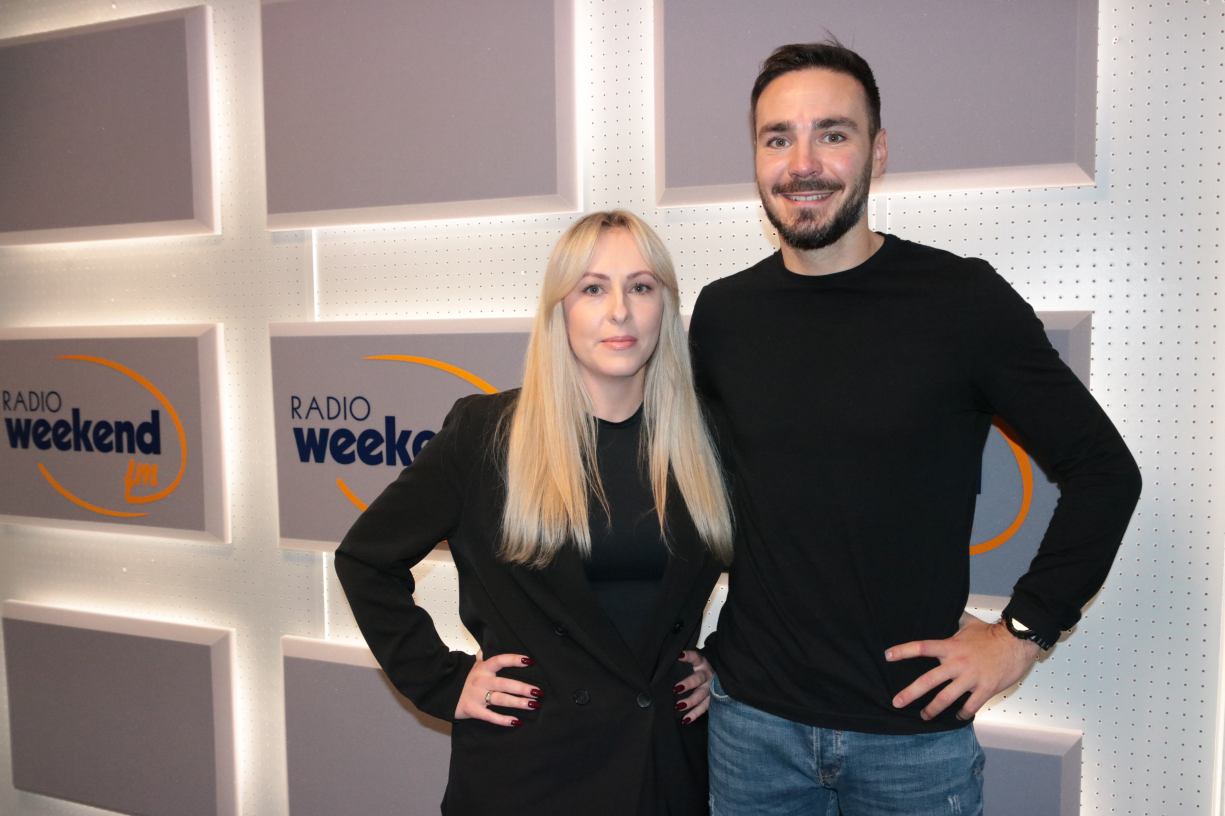 Sportowe małżeństwo w Weekend FM szczypiornistka Żaneta Moskal-Giel i piłkarz Chojniczanki Piotr Giel