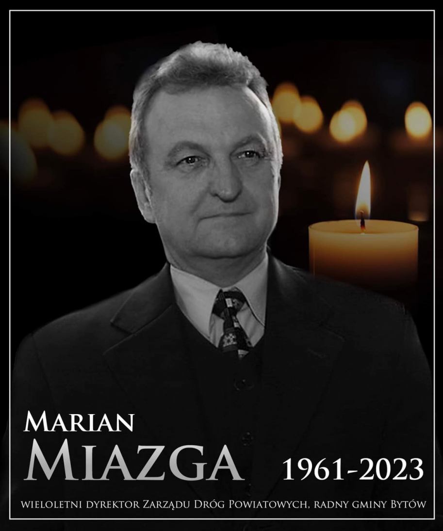 Zmarł Marian Miazga, wieloletni dyrektor Zarządu Dróg Powiatowych oraz radny gminy Bytów