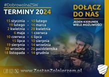 WCR w Człuchowie notuje rekordowe zainteresowanie służbą w wojsku. Prawie 400 ochotników zgłosiło się w tym roku