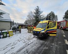 Samochód osobowy dachował w Babilonie w gminie Chojnice. Jedna osoba jest poszkodowana
